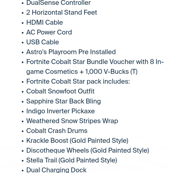 PS5 Fortnite Bundle with Accessories
